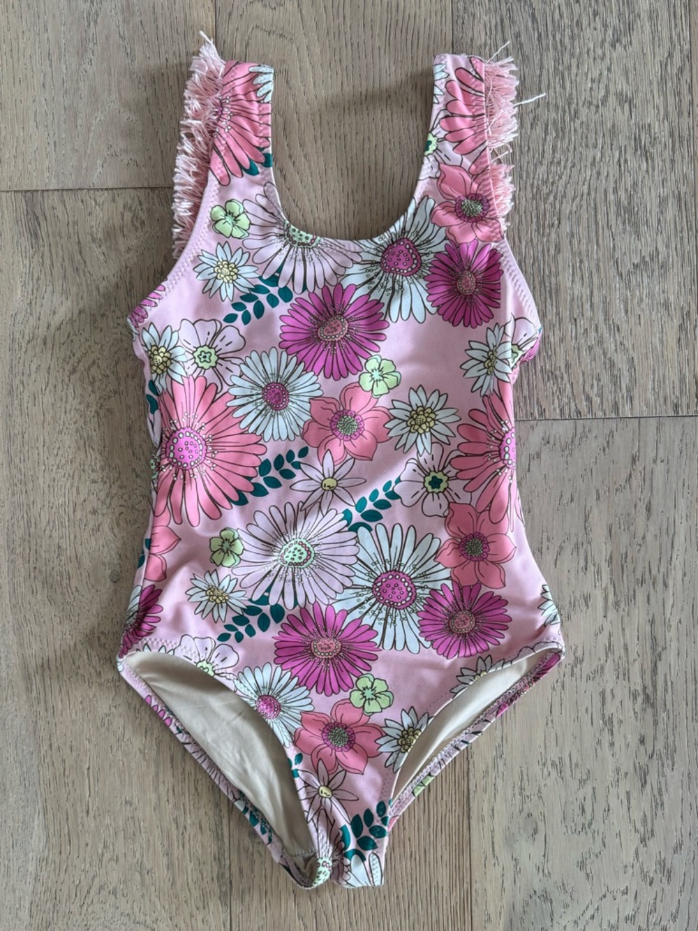 Shade Critters Retro Blossom Fringe Back Swimsuit